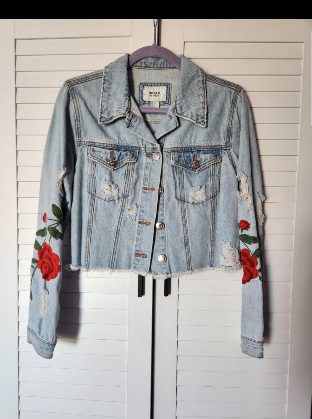 Distressed Jean Jacket